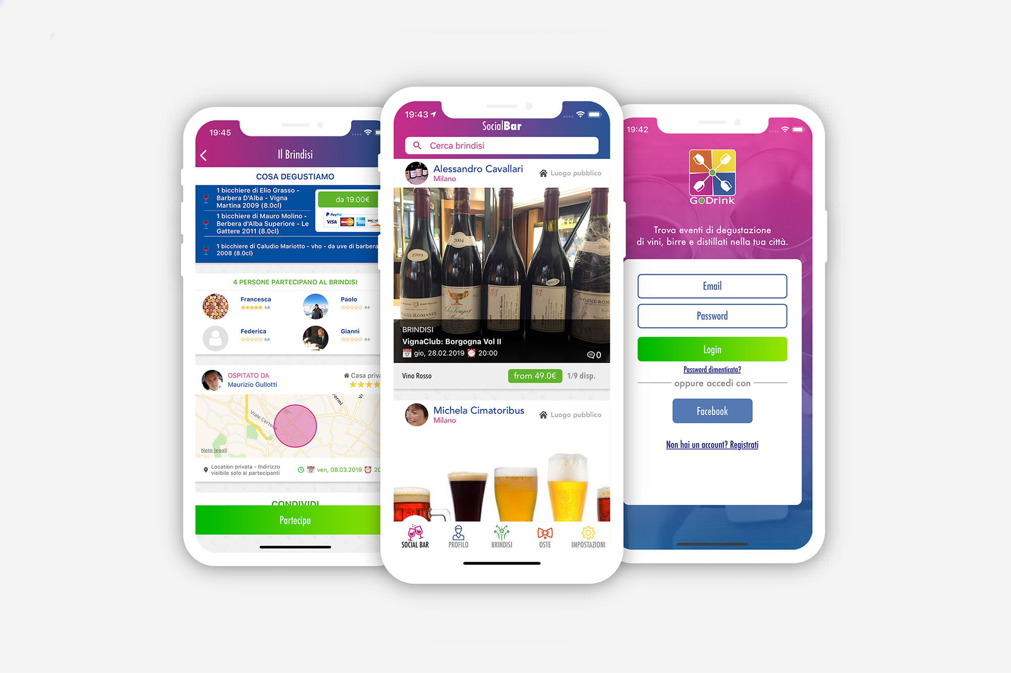 go drink app amanti del vino conoscere