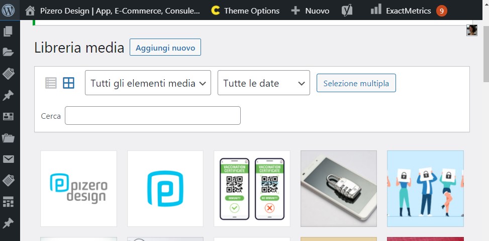 trasformare un sito da html a wordpress - pizero design - 1